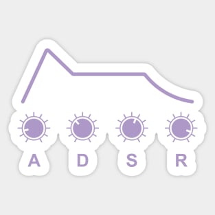 Synthesizer ADSR Sticker